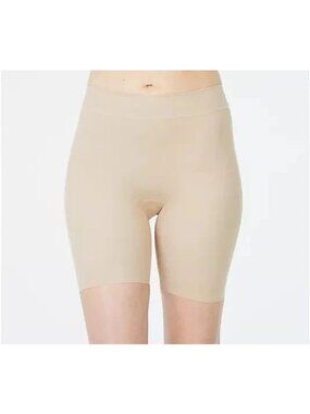 Anti x Proof Smoothing Slip Short Small High Waist Underwear Oatmeal Neutral NEW